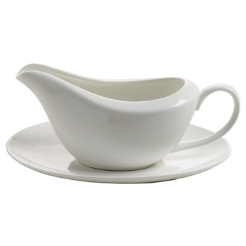 Соусник з блюдцем Maxwell & Williams WHITE BASICS ROUND, порцеляна, 260 мл