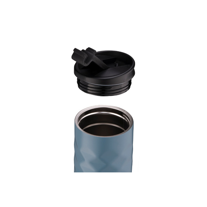 ARDESTO Термочашка Bright City 400 мл, темно-синій, нержавіюча сталь