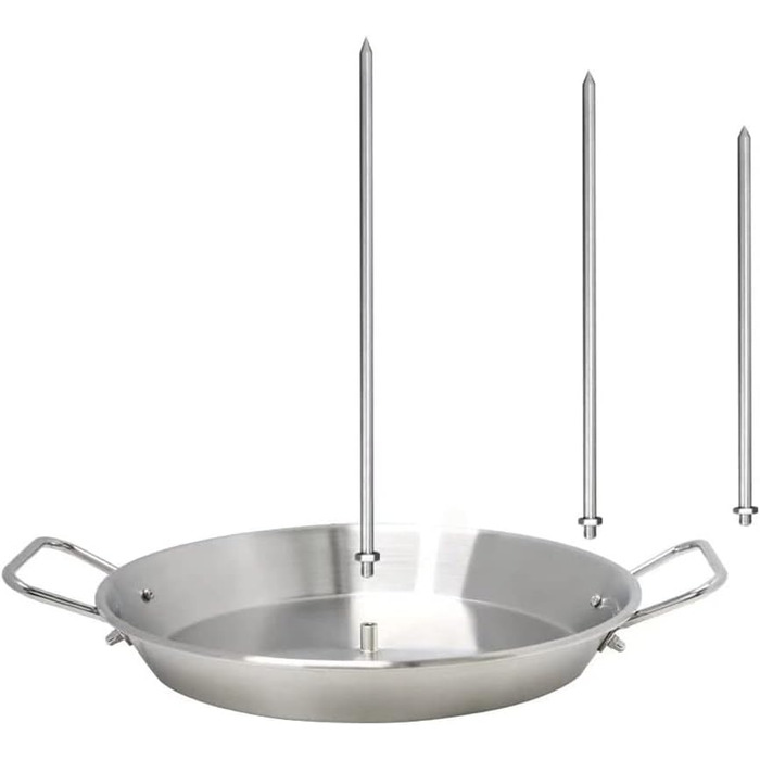 Вертикальний шампур для барбекюз 3 знімними шампурами TTAMG