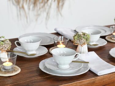 Порцеляна, білий (кавовий сервіз, 18 предметів, одинарний), 30 шт.