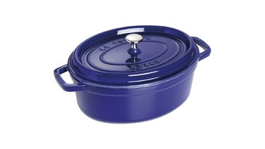 Кокот овальний 29 см, темно-синій Staub