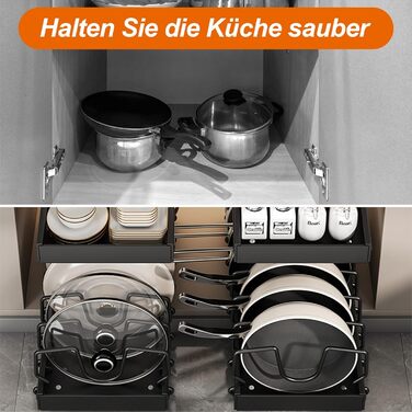 Підставки для посуду на 10 відділень чорний FLSEPAMB