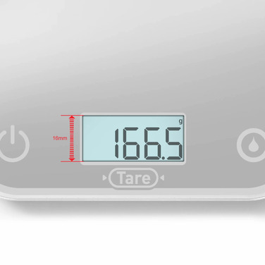 Tefal Ваги кухонні Optiss, 5кг, AAAx2 в комплекті, скло, срібло