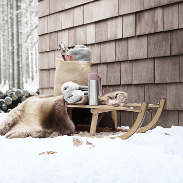 Бутылка 0,5 л прозрачная/розовая Trinkflasche Eva Solo