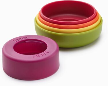 Скалка для тіста 42 см регульована, різнокольорова PrecisionPin Joseph Joseph