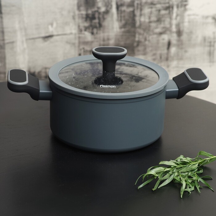 Каструля зі скляною кришкою 20 см 3 л LAURA Fissman