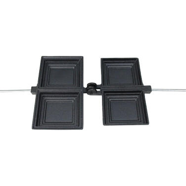 Чугунная сэндвичница 19,5 х 10 см Santos