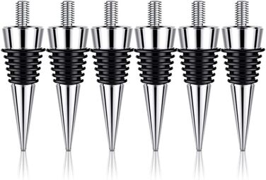 Металевих пробок для пляшок, порожніх, з цинкового сплаву, набір пробок для винних пляшок, багаторазових, для збереження вина, корок, набір пробок для пляшок, 6 шт.