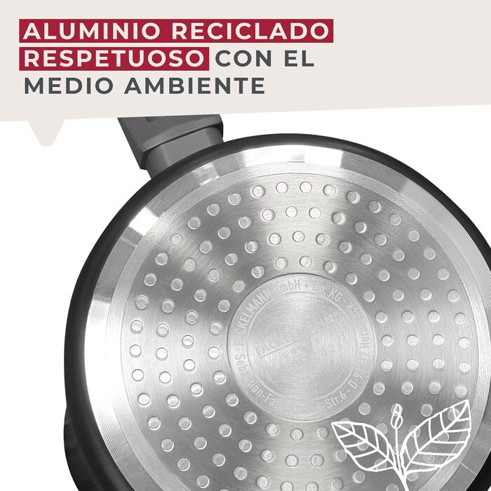 Сотейник 16 см со стеклянной крышкой, черный Statement Fackelmann