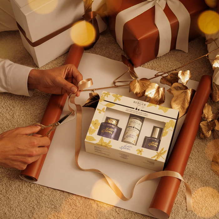 Набір Maison Berger Paris: дифузор LOLITA LEMPICKA блакитний, 100 мл + Наповнювач з ароматом LOLITA LEMPICKA, 90 мл та спрей з ароматом LOLITA LEMPICKA, 50 мл