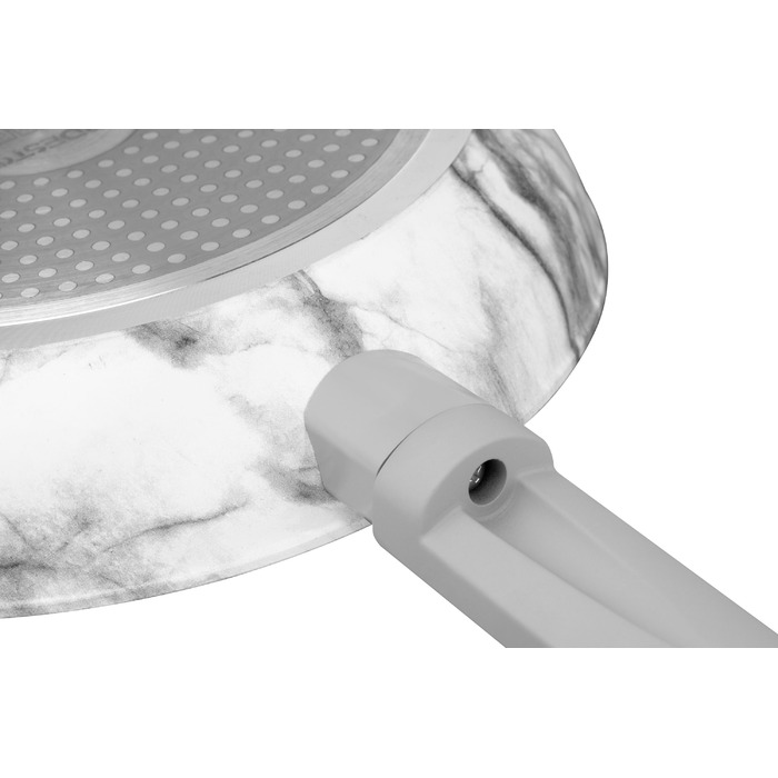 ARDESTO Сковорода Gemini Marmo, 26см, алюміній, сірий