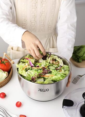 Сушарка для салату 4,5 л чорна Peclio