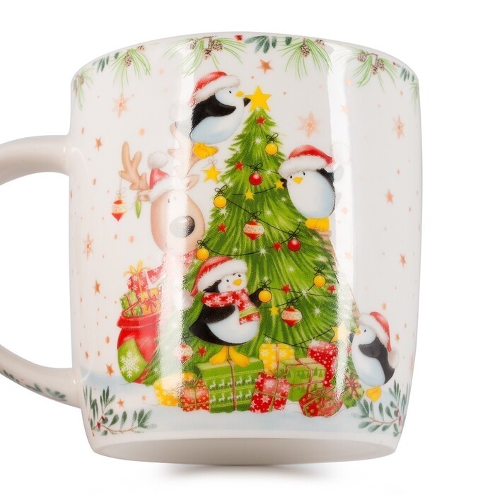 Набір Fissman з кружки 350 мл та іграшки порцеляна (14045)