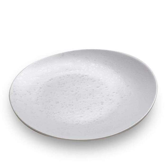 Тарелка мелкая Ariane Oxide 27 см pearl white AVCARNA70111027