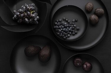 Чаша для фруктів 29х11,6 см чорна Twist again Alessi