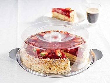 Предметів Високоякісний набір лотків, що складається з міцної чаші, підноса з нержавіючої сталі, двох батарей охолодження та витяжки для зберігання свіжості (нержавіюча сталь, без охолодження - (Ø x В) 30 x 11 см), 5