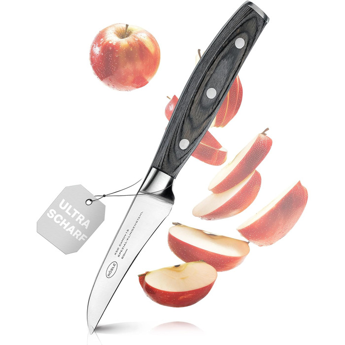 Ніж для чищення овочів 8 см Wolfgrey Rosle