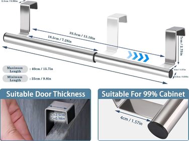 Тримач для рушників 25-40 см LANANUVO