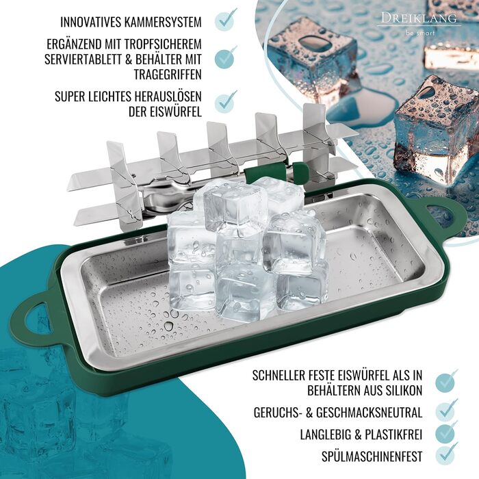 Форма для льоду з нержавіючої сталі Dreiklang - be smart