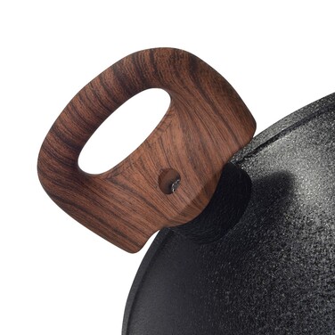 Кастрюля с крышкой Fissman VESUVIO STONE 20x8,5 см на 2,3 л (4245)