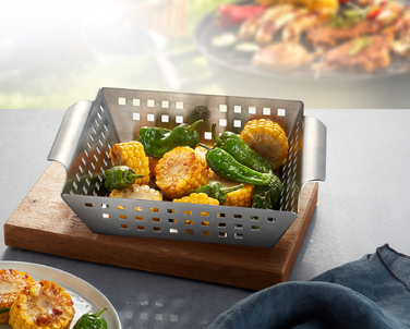 Кошик для гриля маленький 25х21,5х5 см