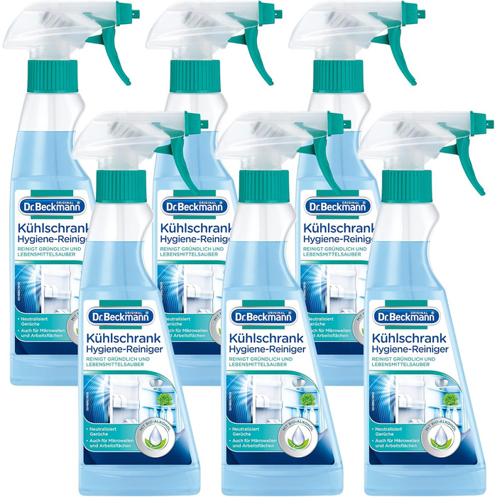 Засіб для миття холодильника 6 х 250 мл Dr. Beckmann