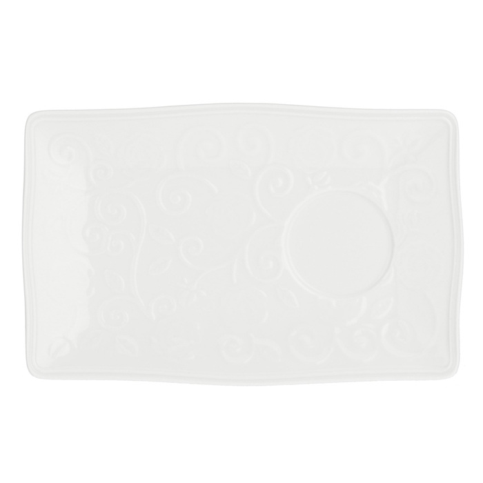 Чашка для чаю з блюдцем La Porcellana Bianca FLORENTINA, порцеляна, 180 мл