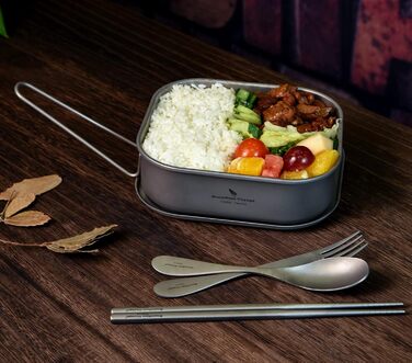 Титановая контейнер с крышкой 1 л Boundless Voyage