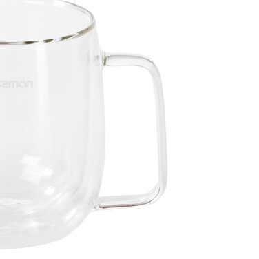 Набір з 2-х кухлів Fissman LUNGO 300 мл з подвійними стінками (6442)