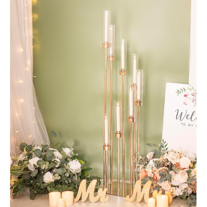 Високі підлогові свічники, 8-ручний 114 см LoveCat