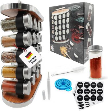 Вертикальний органайзер на 20 баночок для спецій SEFa Home