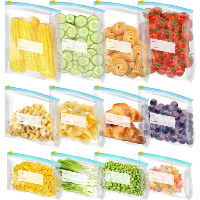 Вакуумні пакети 30 пакетів 10,5 х 19,5/15 х 23/ 32,5 х 26 см ZDNT