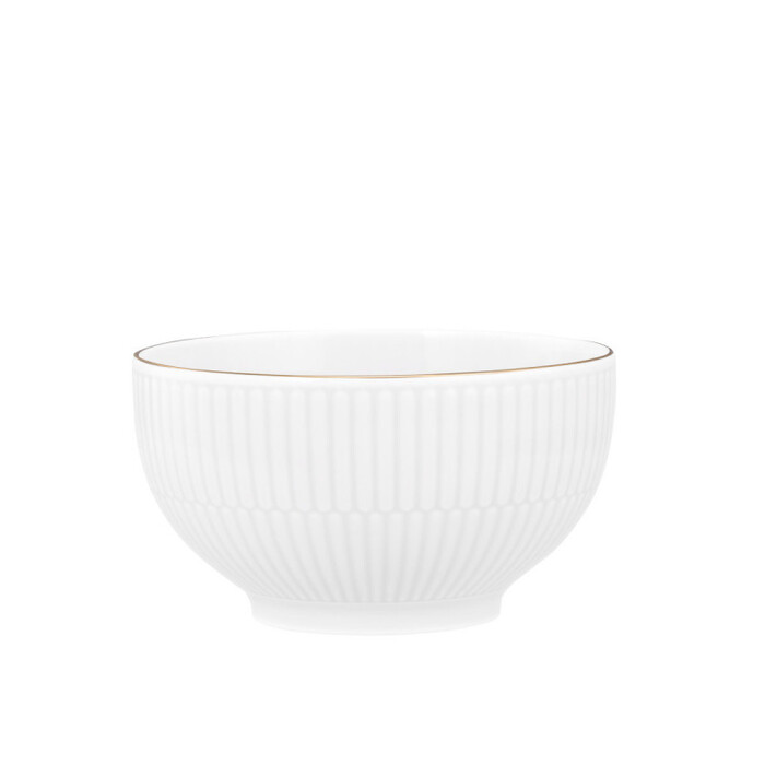 Пиала для кофе с молоком 0,5л, белая с золотистым ободком Amina Goldrand Seltmann Weiden