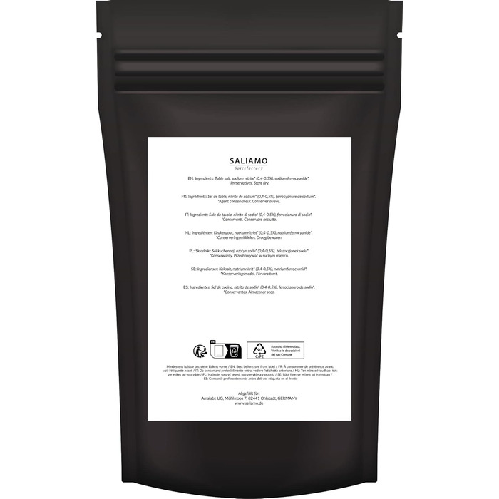 Соль нитритная 1 кг для производства колбас Saliamo