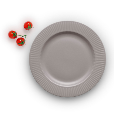 Тарілка Ø 25 см сіра Legio Nova Eva Solo