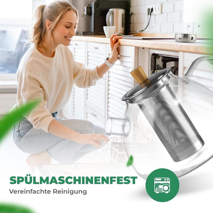 Чайник заварювальний з фільтром для чаю 1,5 л Neighbour's Friend