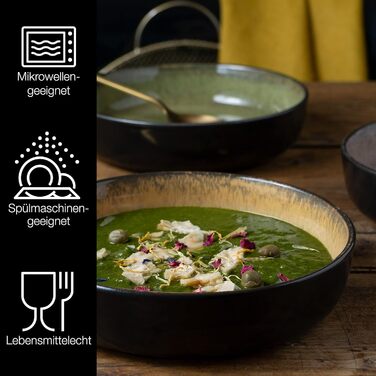 Набір із 6 супових тарілок Moritz & Moritz