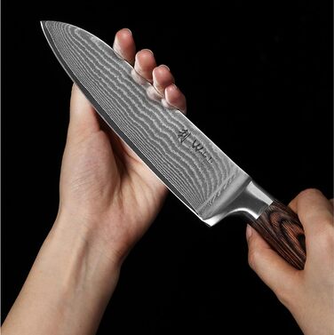 Набір кухонних ножів з дамаської сталі, 4 предмети Edib Wakoli