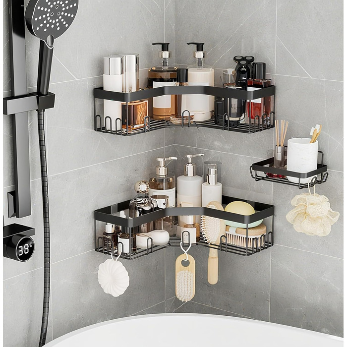 Полка для душа 3 в 1, нержавеющая сталь RUIHANDA
