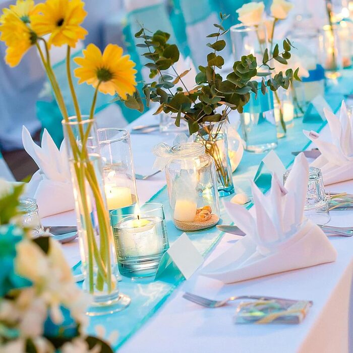 Плаваючі свічки 30 шт. білі YFPOPONE