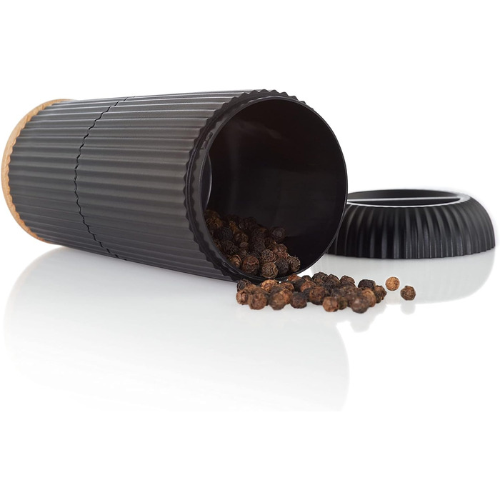 Мельница для соли и перца 12,3 см, набор 2 предмета, черный/белый Scape AdHoc