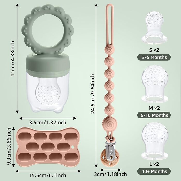 Набір силіконовий ніблер для дітей 2 шт. Mittimiya