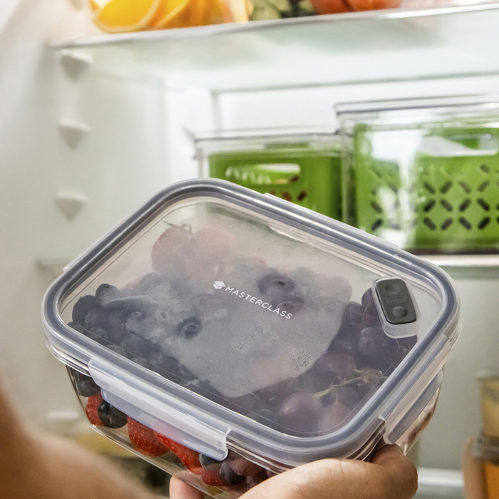 Контейнер для продуктов Kitchen Craft MASTERCLASS, пластик, 18 х 18 х 8,5 см, 1,4 л