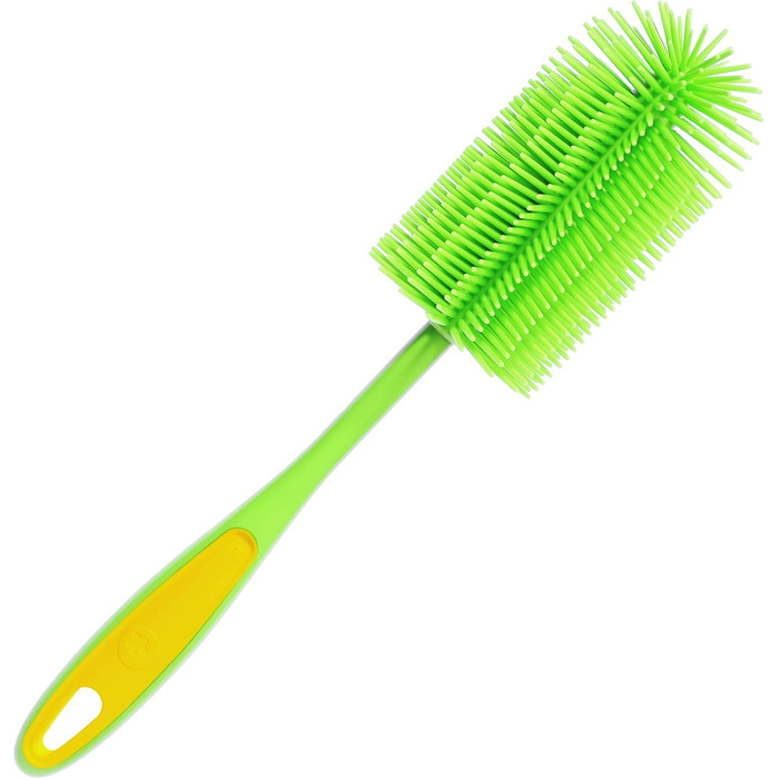 Силіконова щітка для посуду 29 см лаймовий Kochblume
