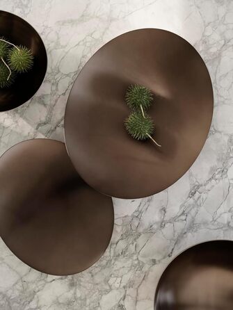 Блюдо плоске 42 см обпалений метал Ondea Blomus