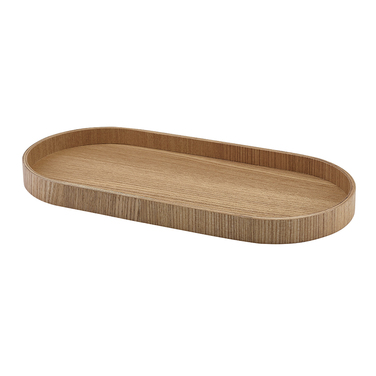 Піднос овальний 35*16.5 см, світлий шпон, GenWare