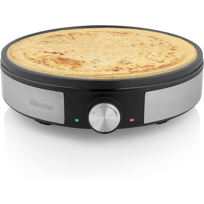 Млинниця електрична 30 см, чорна/срібляста Tristar