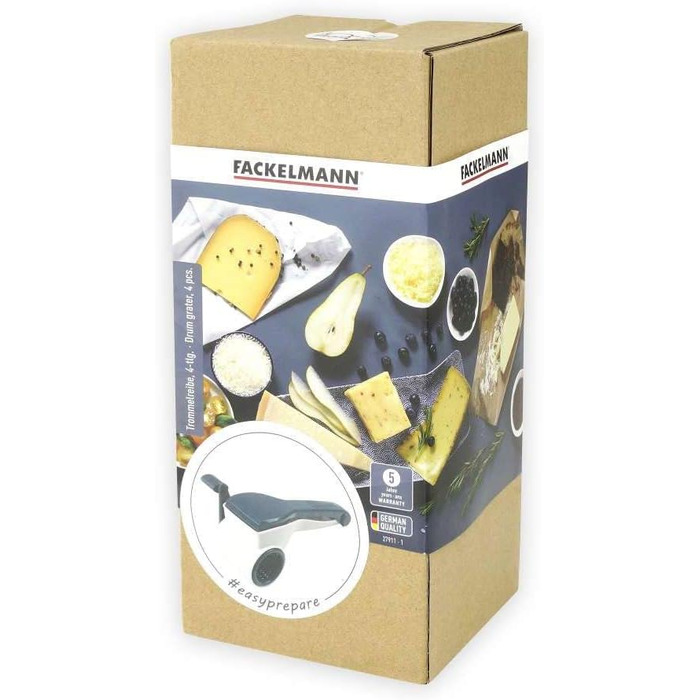 Барабанна терка, нержавіюча сталь 21 x 10,5 x 10 см Fackelmann