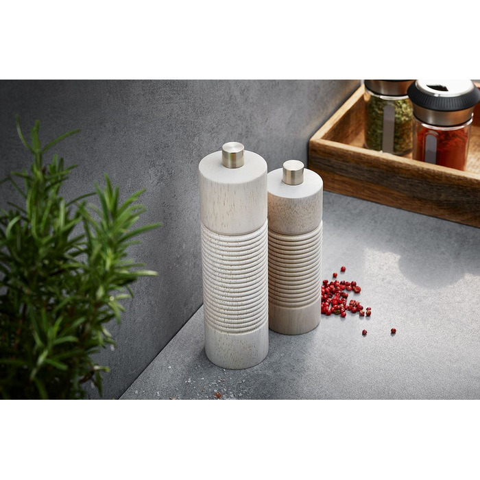 Млин для солі та перцю, 14 см, білий Tedoro Gefu