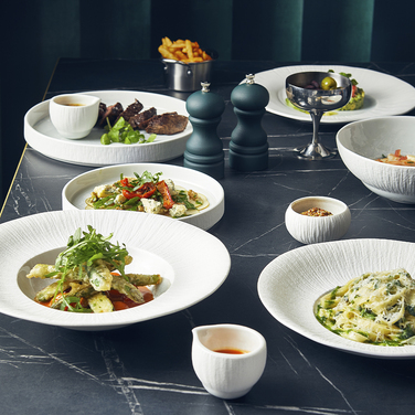 Тарілка глибока 30 см, Incise Porcelain Lucine, GenWare